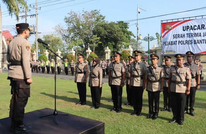Mutasi Besar di Polres Bantul, 7 Jabatan Strategis dan Kapolsek Resmi Berganti