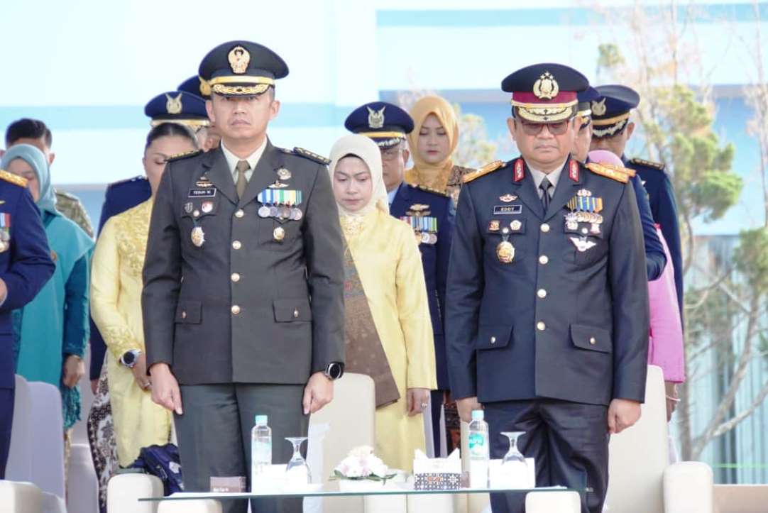 Kasrem 072/Pamungkas Hadiri Upacara Peringatan Hari Bakti ke-79 TNI AU Tahun 2026