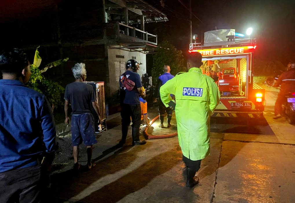 Rumah Buruh Harian di Pleret Bantul Terbakar Saat Ditinggal Kerja, Rugi Rp15 Juta