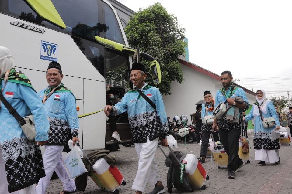 354 Jamaah Haji Sleman Diberangkatkan, Lansia Dapat Layanan Khusus