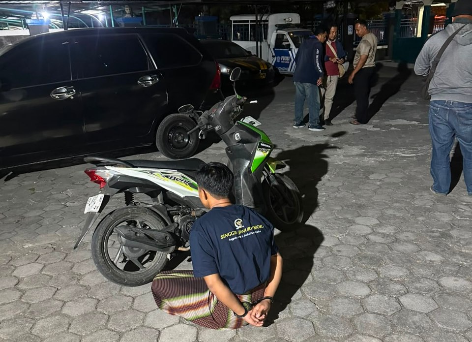 Polisi Tangkap Terduga Pelaku Curas Motor di Jetis Bantul, Pedang Disita
