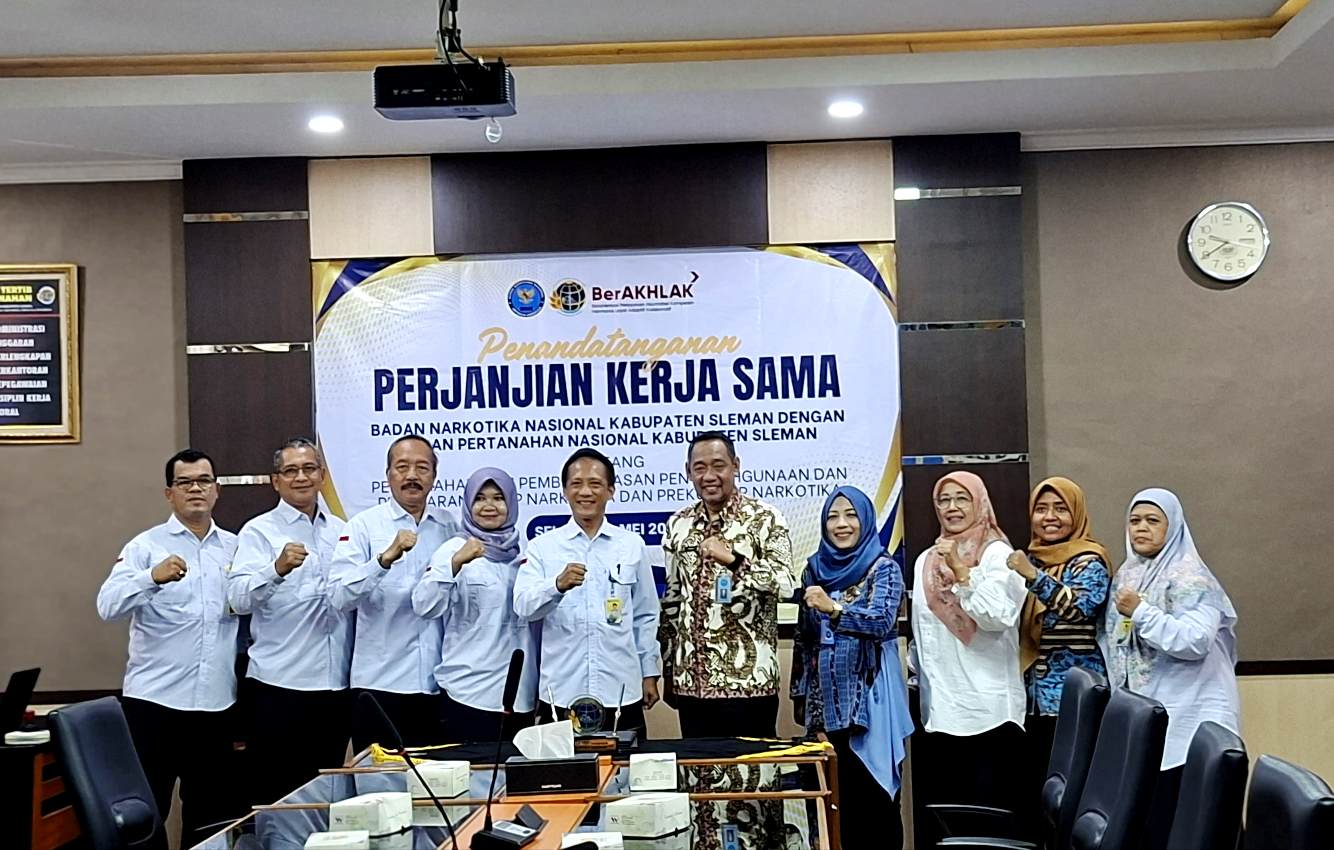 BNNK Sleman Gandeng BPN Perkuat P4GN, Sudah Teken 6 Kerja Sama pada 2026