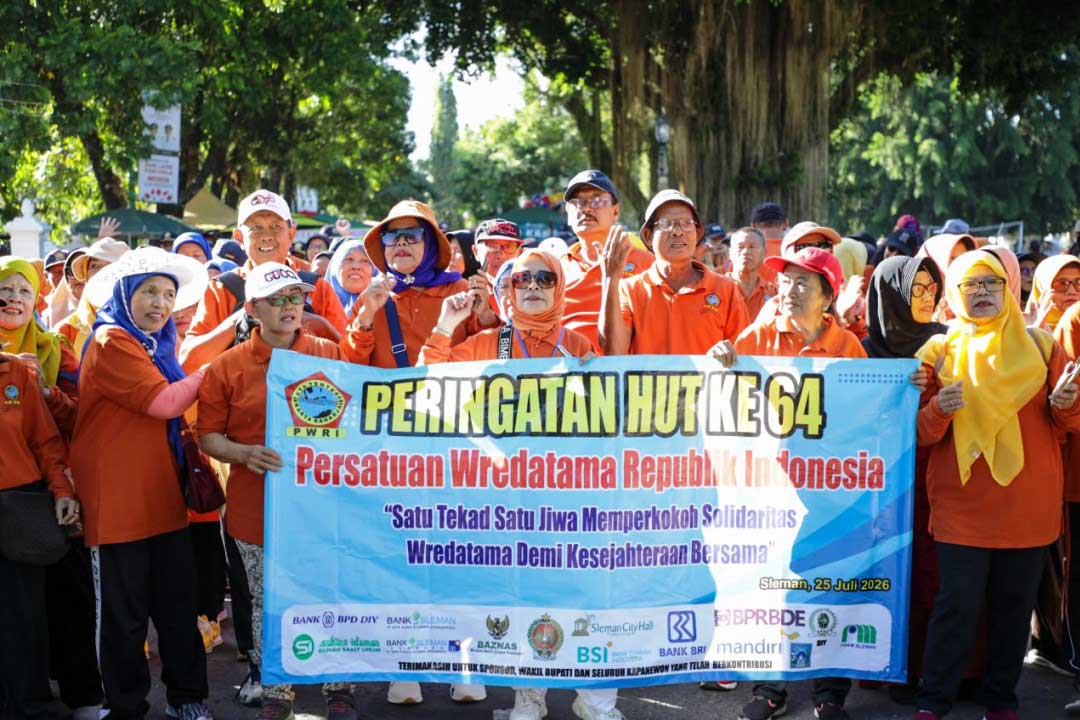 Harda Kiswaya Ajak PWRI Sleman Terus Berkontribusi Bangun Daerah di Masa Pensiun