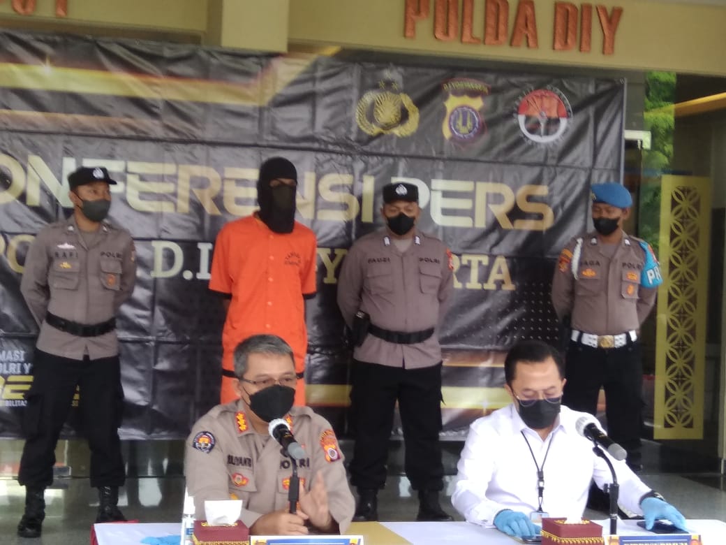 Dalam Waktu 36 Jam Tim Gabungan Polda DIY Tangkap  Pelaku Penusukann Di Selokan Mataram 