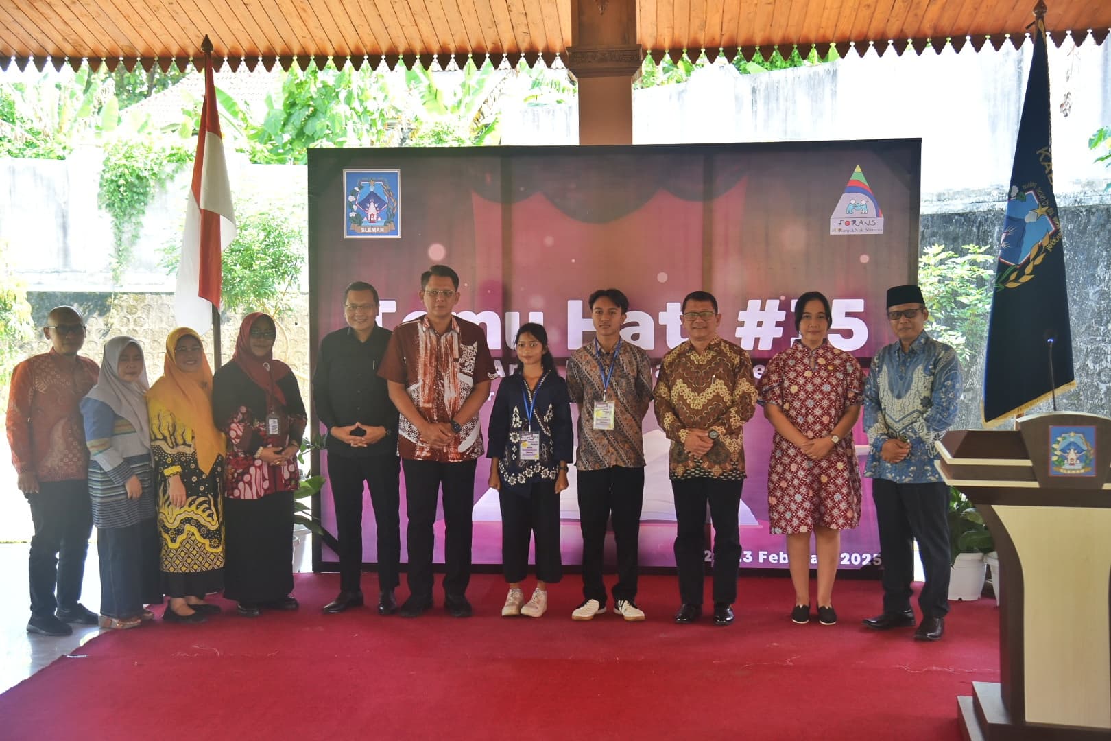 Dinas P3AP2KB Sleman Gelar Temu Hati Anak Sleman 2025