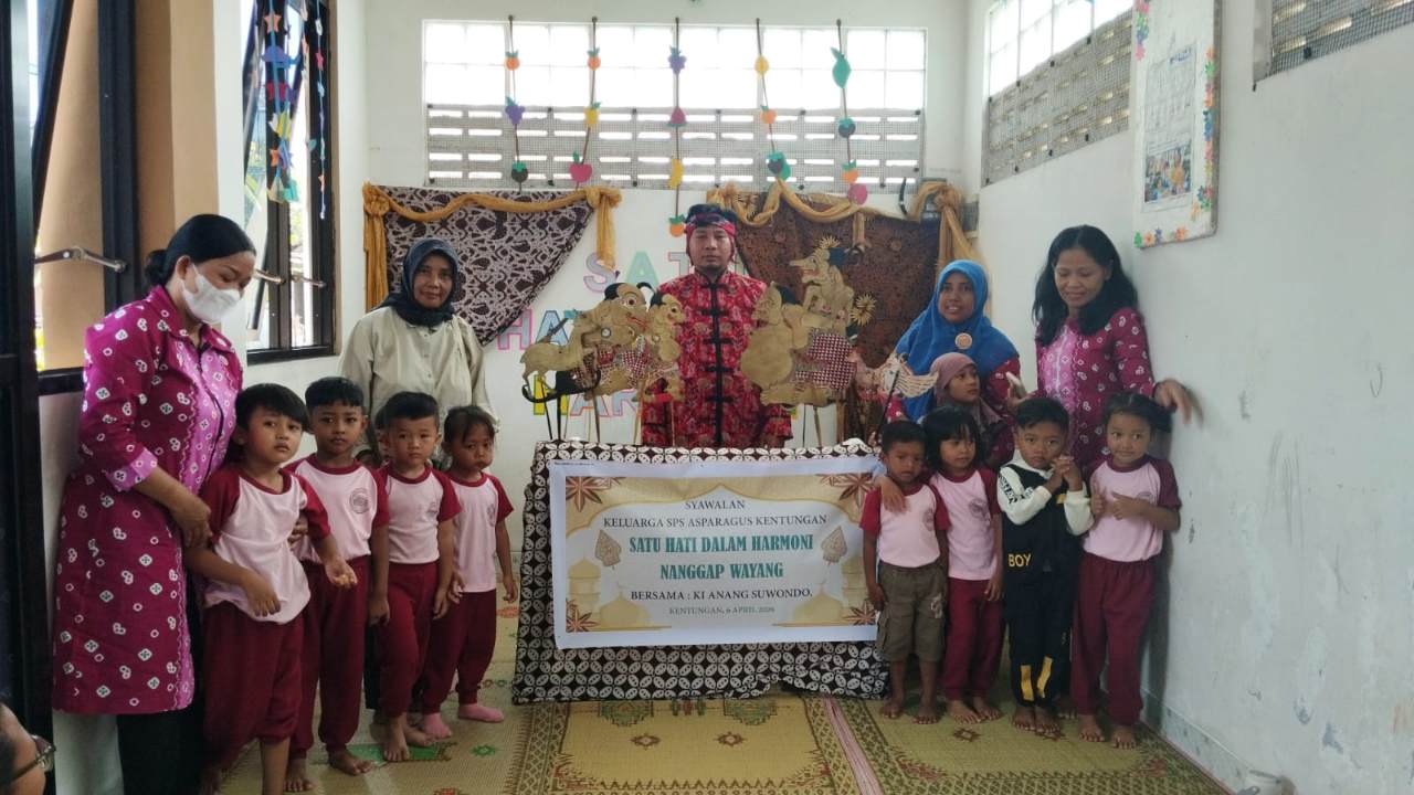Wayang Syawalan di SPS Asparagus Kentungan Tanamkan Toleransi Sejak Dini