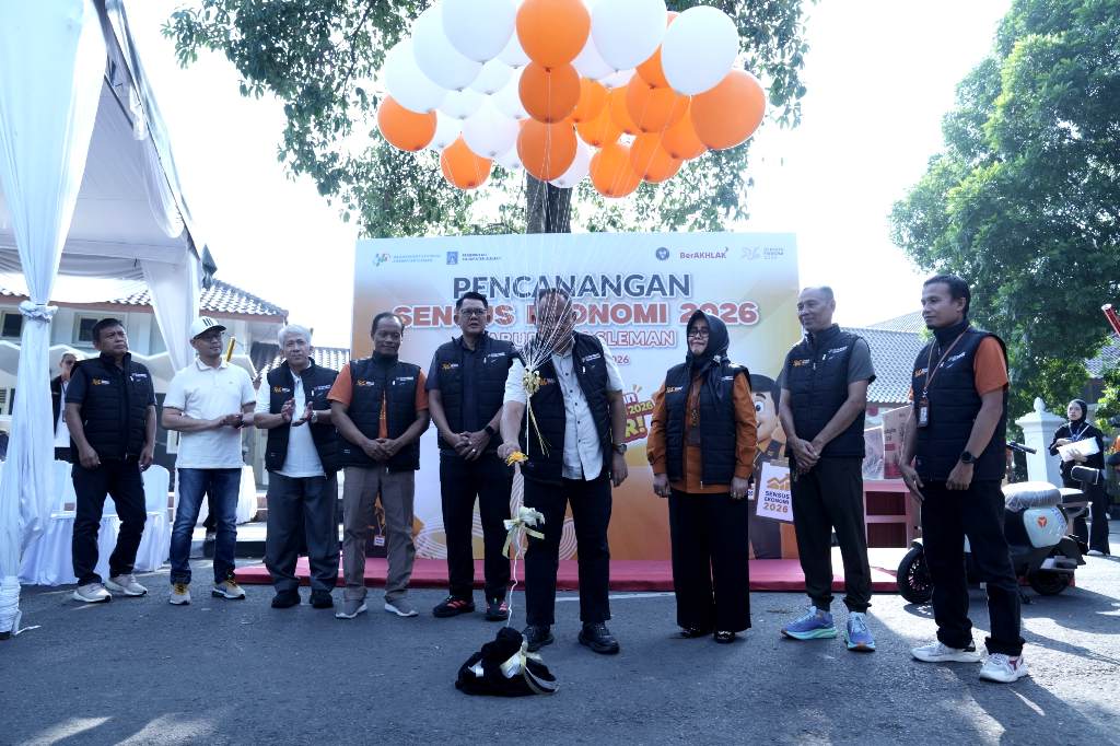 Bupati Sleman Ajak Pelaku Usaha Jujur Saat Sensus Ekonomi 2026, Ribuan Petugas Diterjunkan